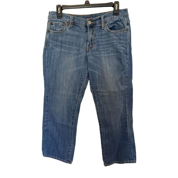 Lucky Brand Denim - Lucky Brand Womens Blue Denim Jeans Size 6/28 Sweet N Low Crop Medium Wash